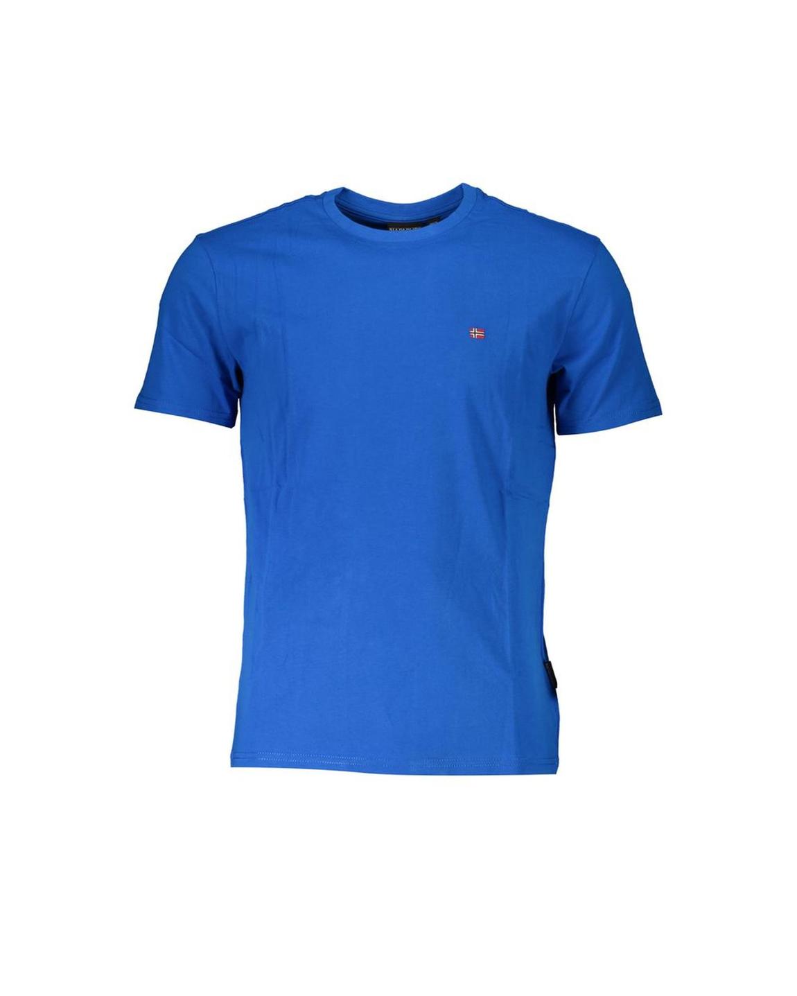 Short Sleeve Crew Neck Tee - Blue T-Shirts main product photo