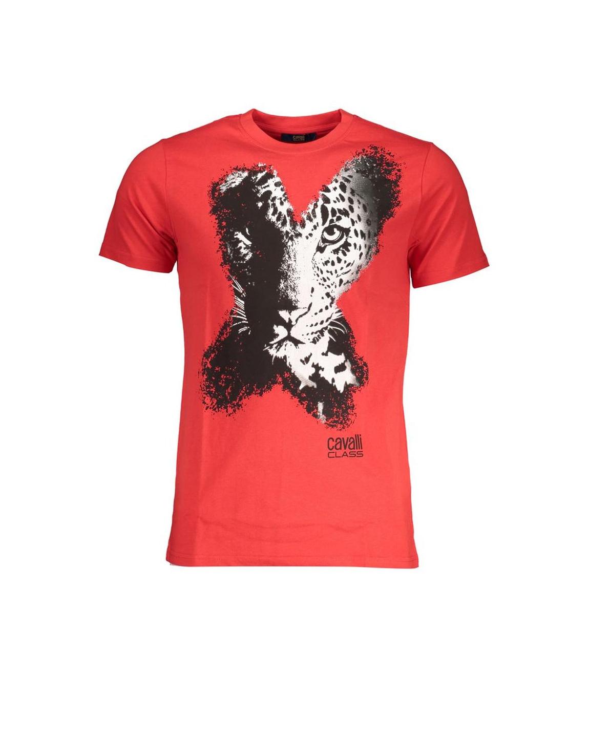 Red Leopard Graphic Tee CA28472 T-Shirts main product photo