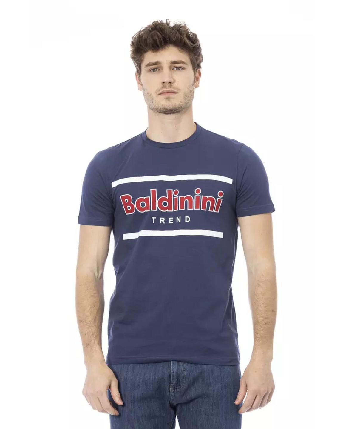 Logo Tee Short Sleeve Crew Neck - Blue T-Shirts main product photo
