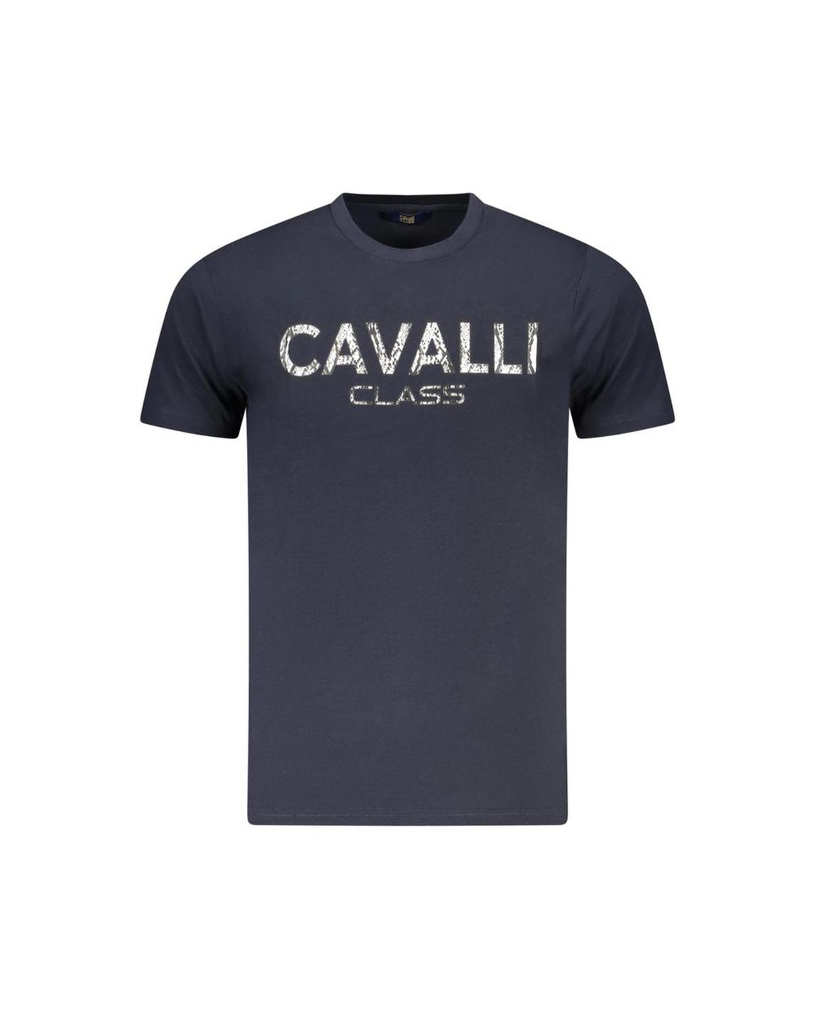 Cavalli Class Logo Tee - Blue T-Shirts main product photo