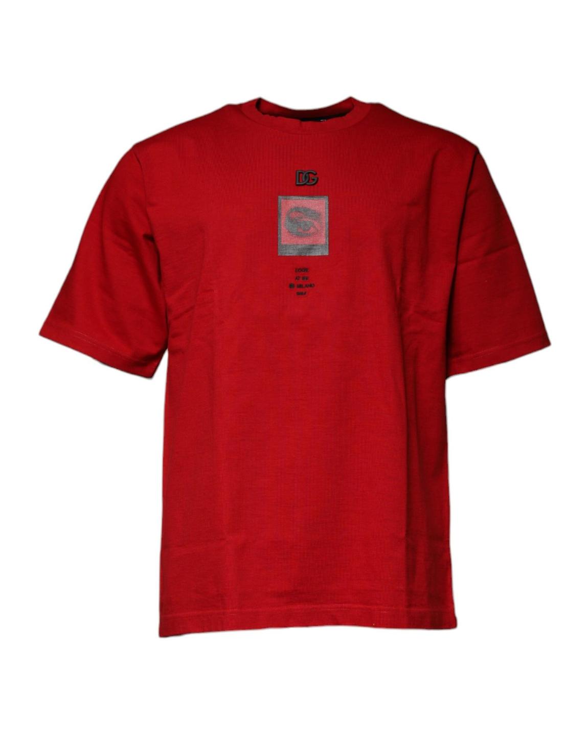 Graphic Tee Short Sleeve Crew Neck - Red T-Shirts main product photo