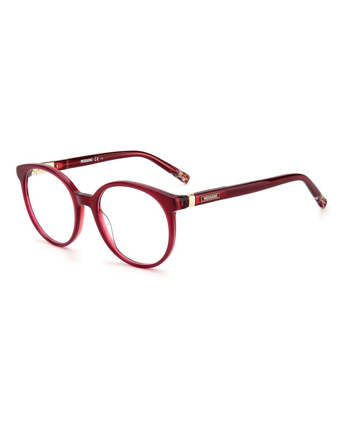 M00598CQAC Round Eyeglasses Wo - Red Frames main product photo