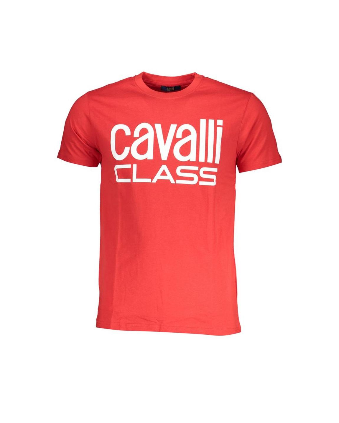 Cavalli Class TShirt Red Logo Tee T-Shirts main product photo