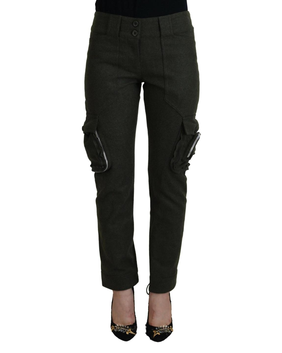 Cargo Pants Relaxed Fit - Green Jeans main product photo