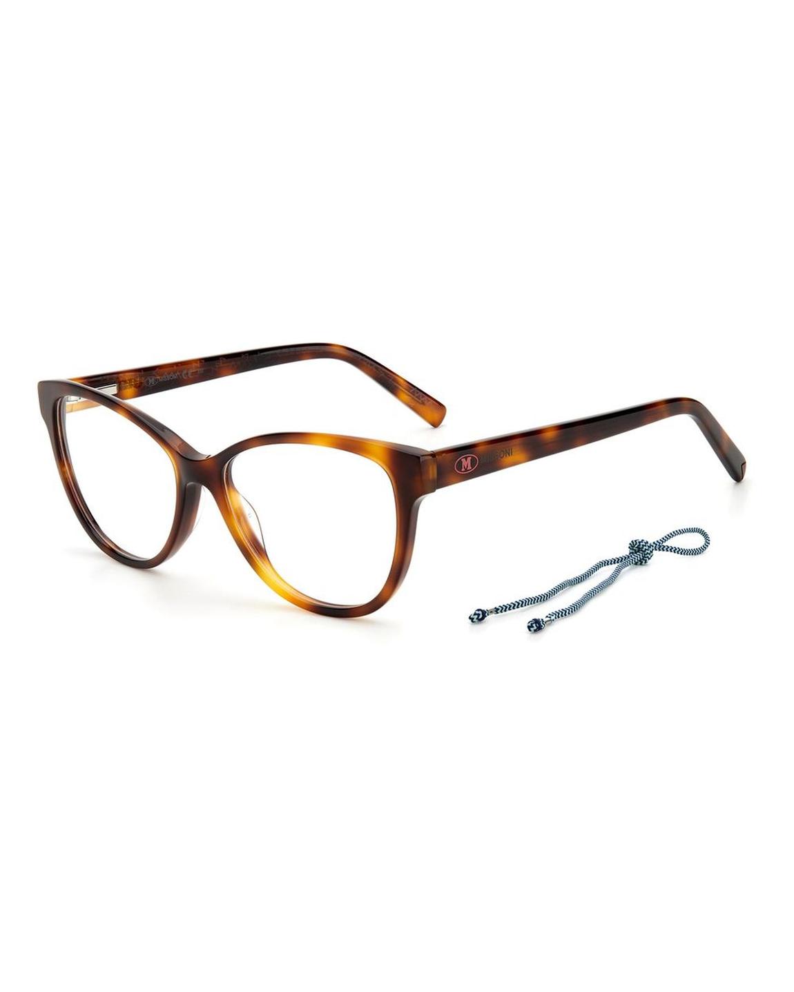 MMMI007505LF315AC Cateye Eyeglasses Wo - Brown Frames main product photo