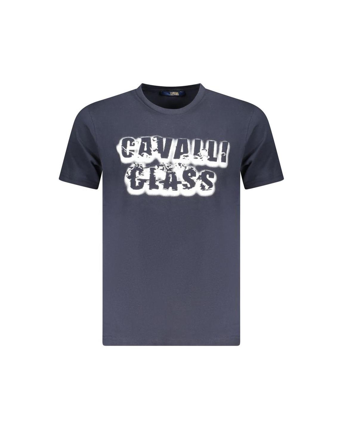 Cavalli Class Graffiti Tee - Blue T-Shirts main product photo