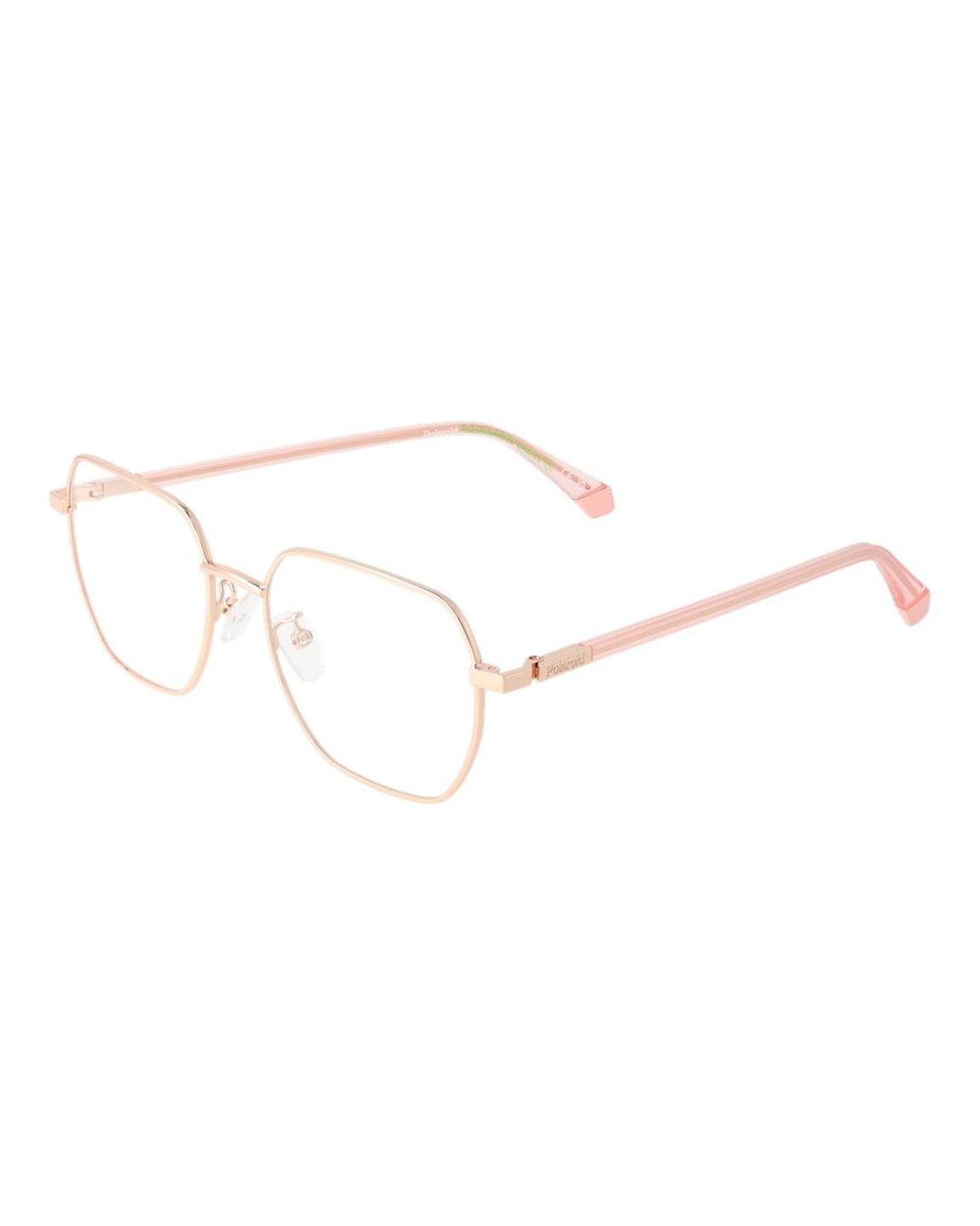Polaroid Rose Gold Geometric Eyeglasses Wo Frames main product photo