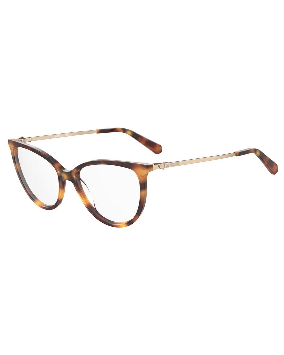 MOL58805 Eyeglasses CatEye Frame Wo - Brown main product photo