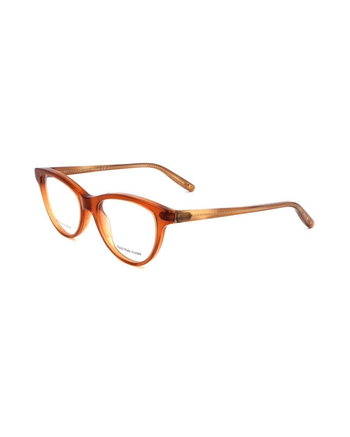 BV0241O Amber Cateye Eyeglasses - Brown Frames main product photo