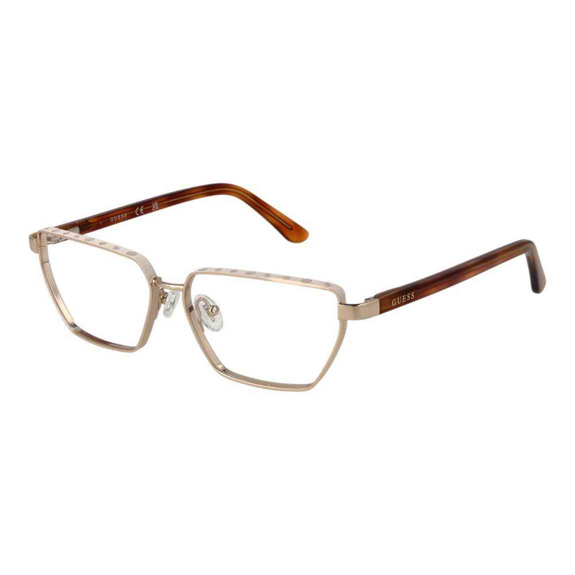 Butterfly Full-Rim Metal Optical Frames with Demo Glasses Wo - Gold main product photo