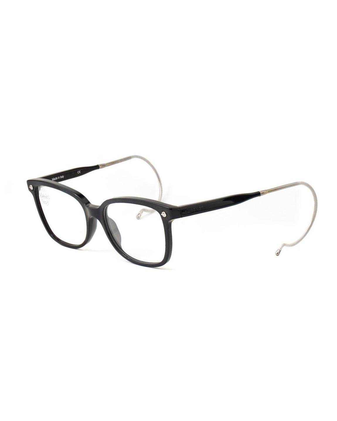 VL1513 eyeglasses Rectangular Acetate Frames Wo - Black main product photo