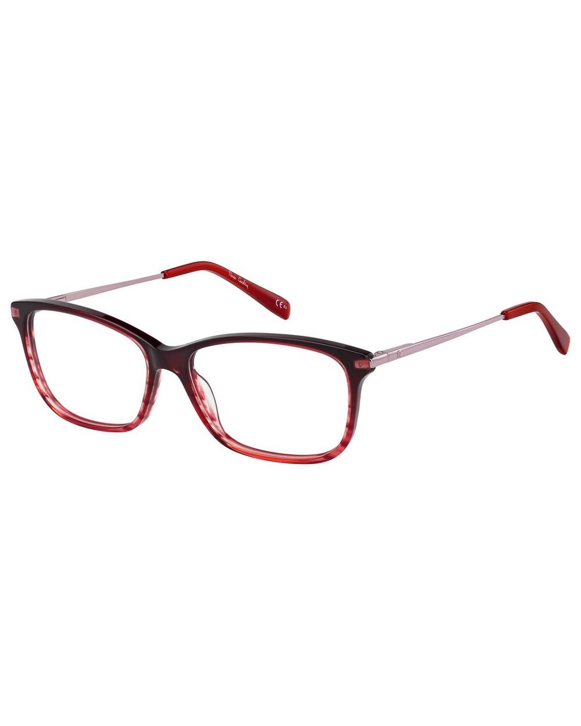 PC8471 Rectangle Eyeglasses Red Frames Women main product photo