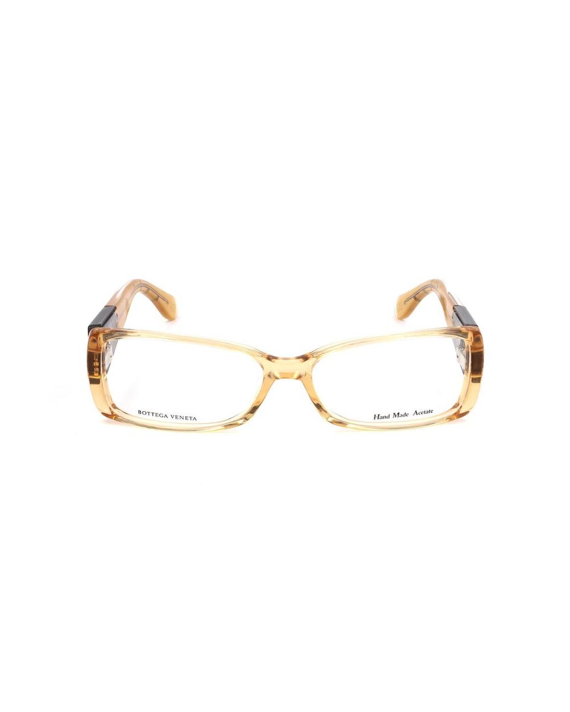 BV0005O Amber Rectangle Eyeglasses - Brown Frames main product photo