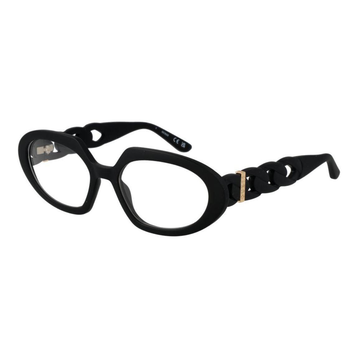 Oval Chain Detail Eyeglasses Wo - Black Frames main product photo