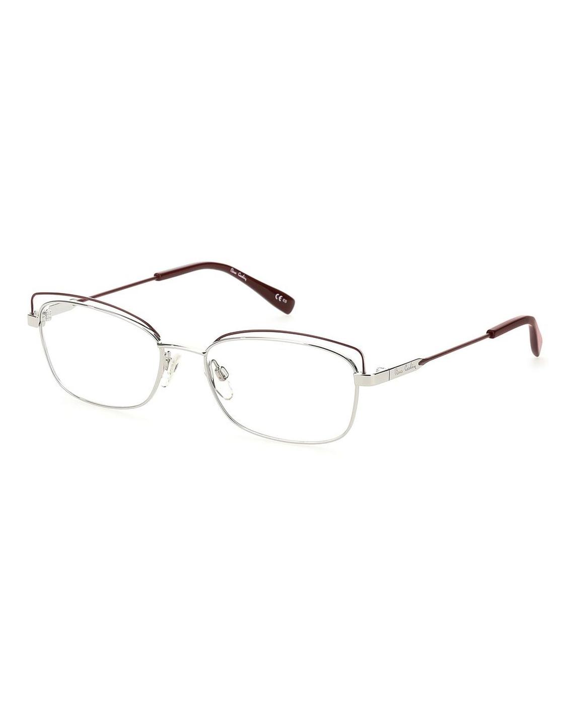 PC8853 SilverBurgundy Eyeglasses - Bicolor Frames main product photo