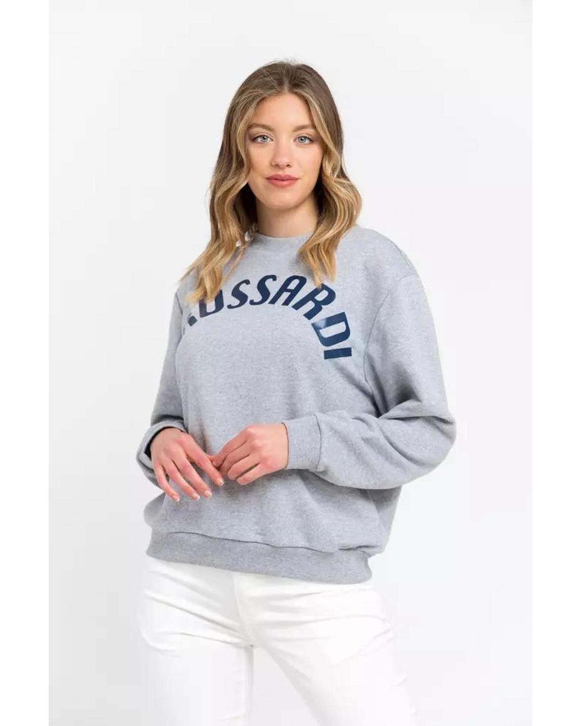 Crew Neck Sweatshirt TR21546 Wo - Gray Clothing main product photo
