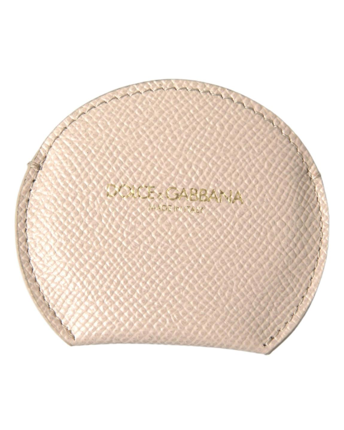 Half Moon Coin Purse Beige Leather Wo Miscellaneous Accessories main product photo