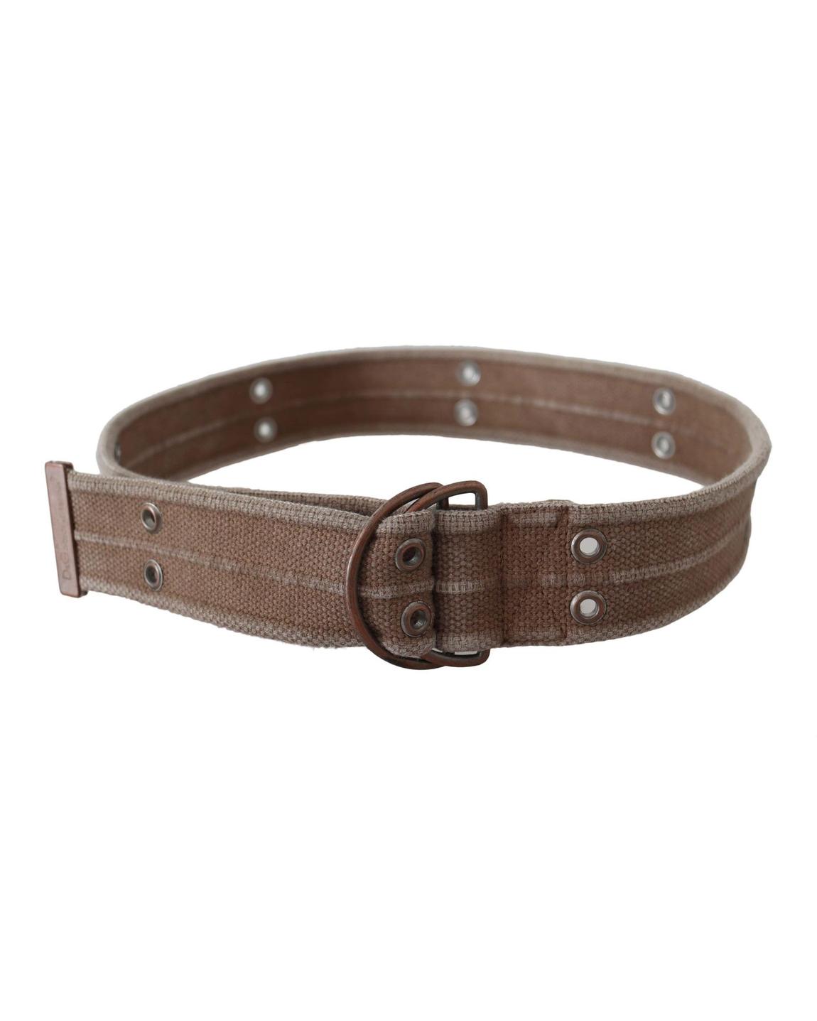 Dolce Gabbana Canvas Belt Wo - Beige main product photo