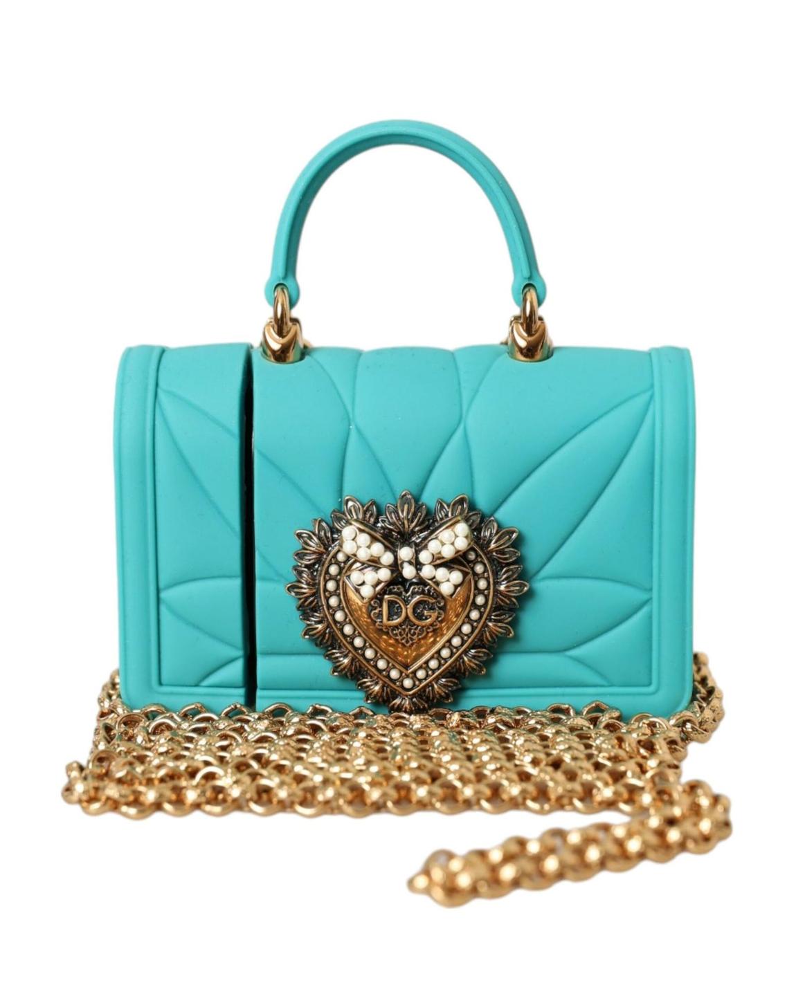 Sicily Mini Bag Quilted Design - Turquoise Miscellaneous main product photo