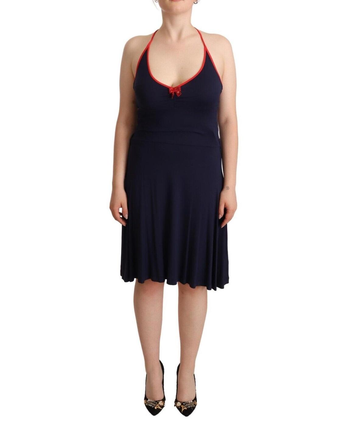 Roccobarocco Sleeveless ALine Dress Wo - Navy Blue Dresses main product photo