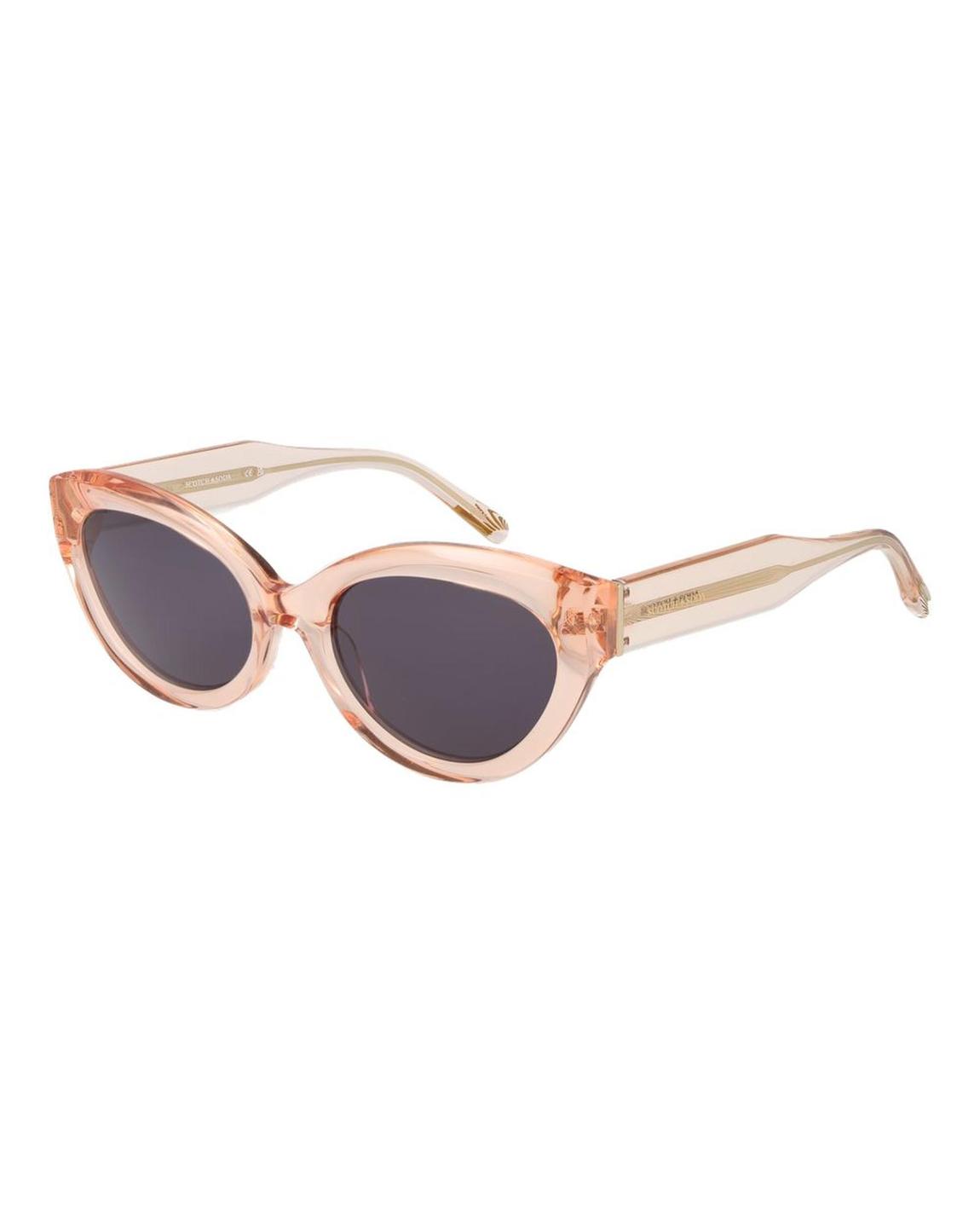 Cat Eye Sunglasses Peach Transparent Frames Wo - Pink main product photo