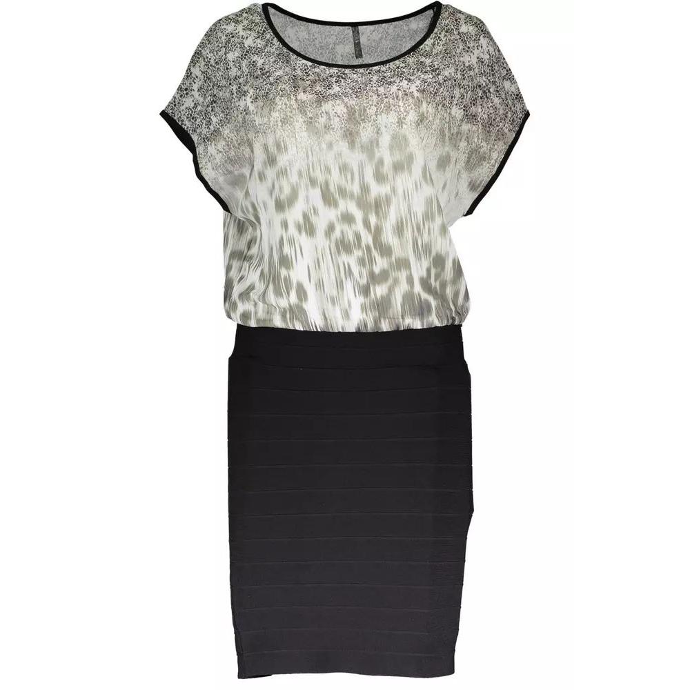 Bandage Dress Short Sleeves Animal Print Wo - Multicolor Dresses main product photo