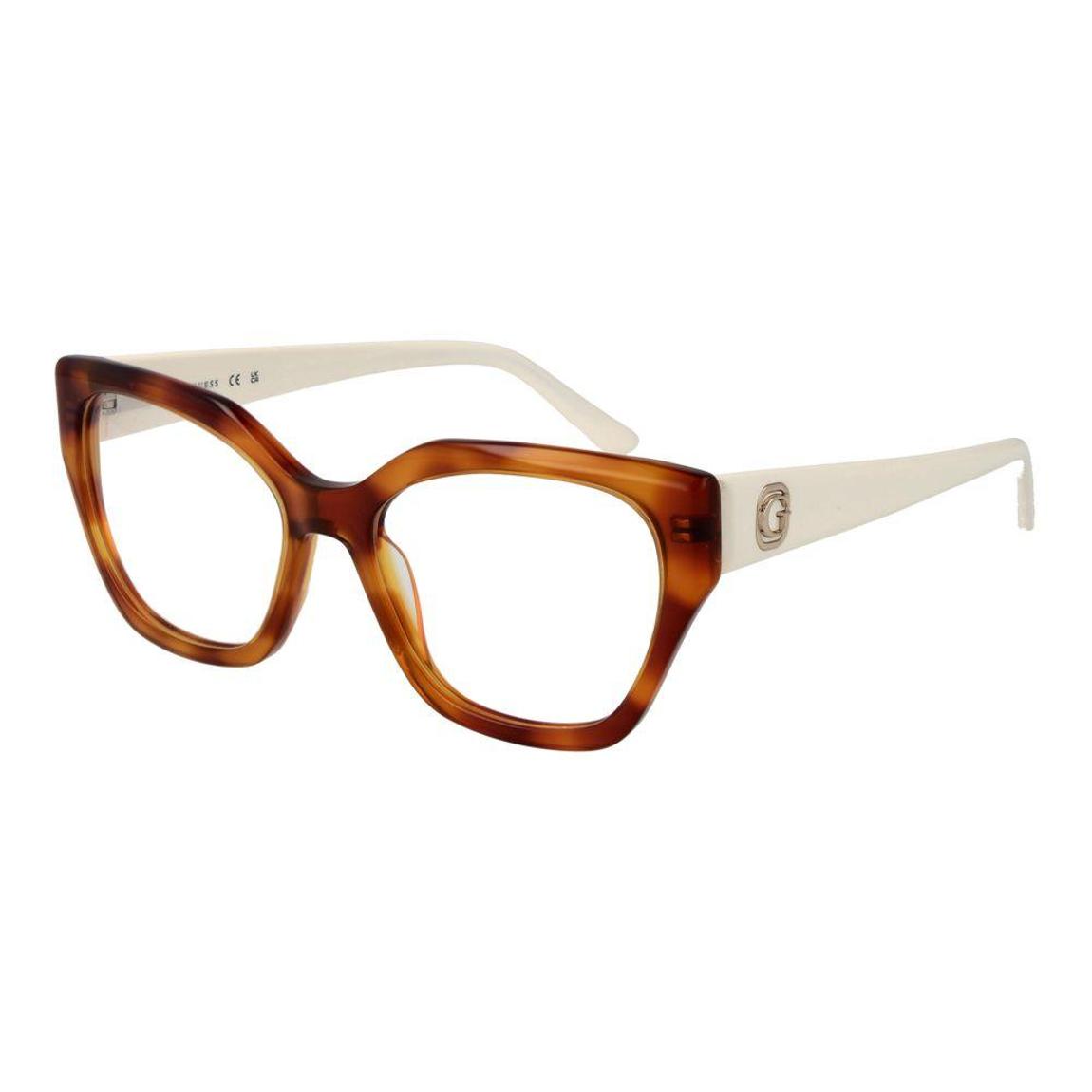 Full-Rim Square Acetate Optical Frames with Demo Lenses Wo - Brown main product photo
