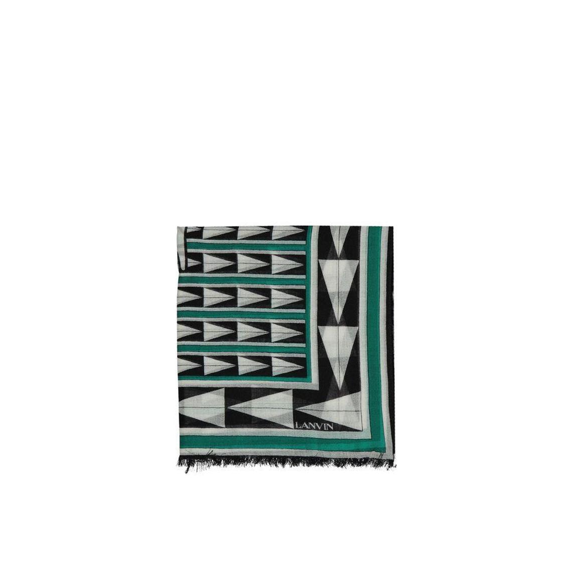 Printed Design Accessory Soft Fabric Elegant Style Wo - Green main product photo