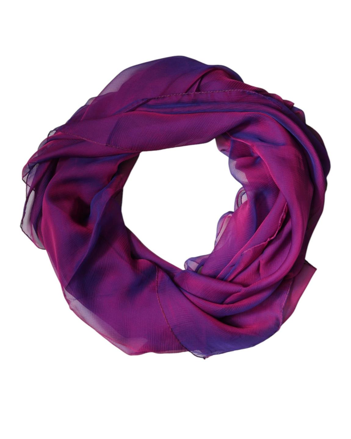 Silk Ombre Scarf Wo - Purple Scarves main product photo