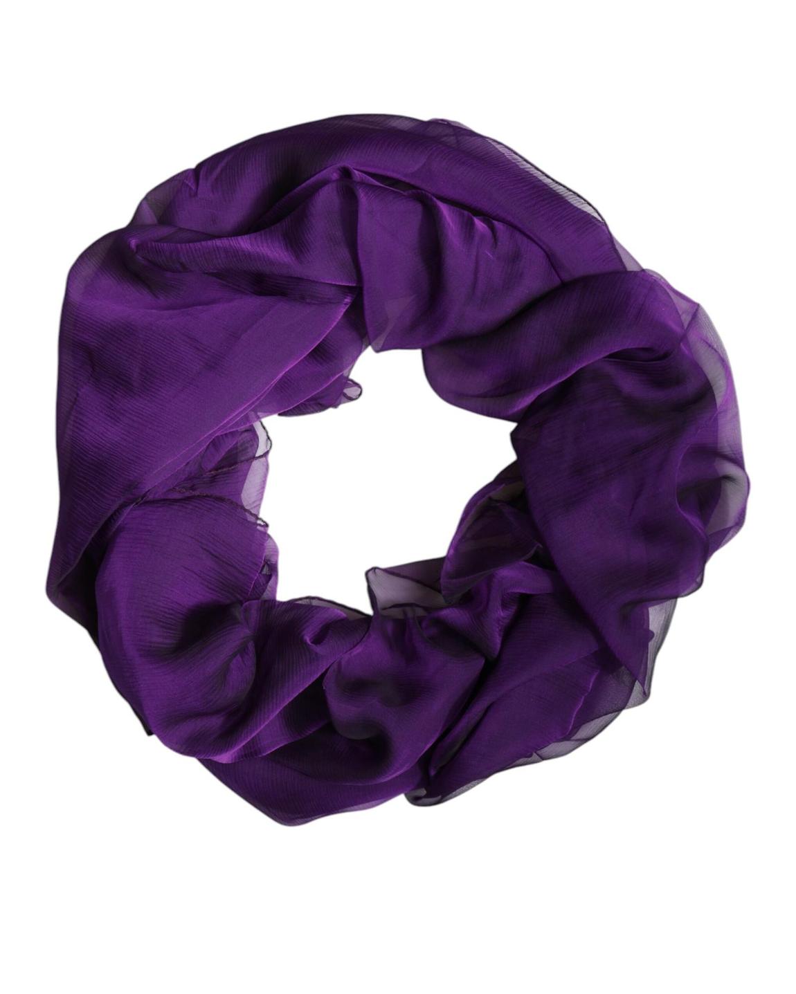 Silk Scarf Purple Accessory Wo Scarves main product photo
