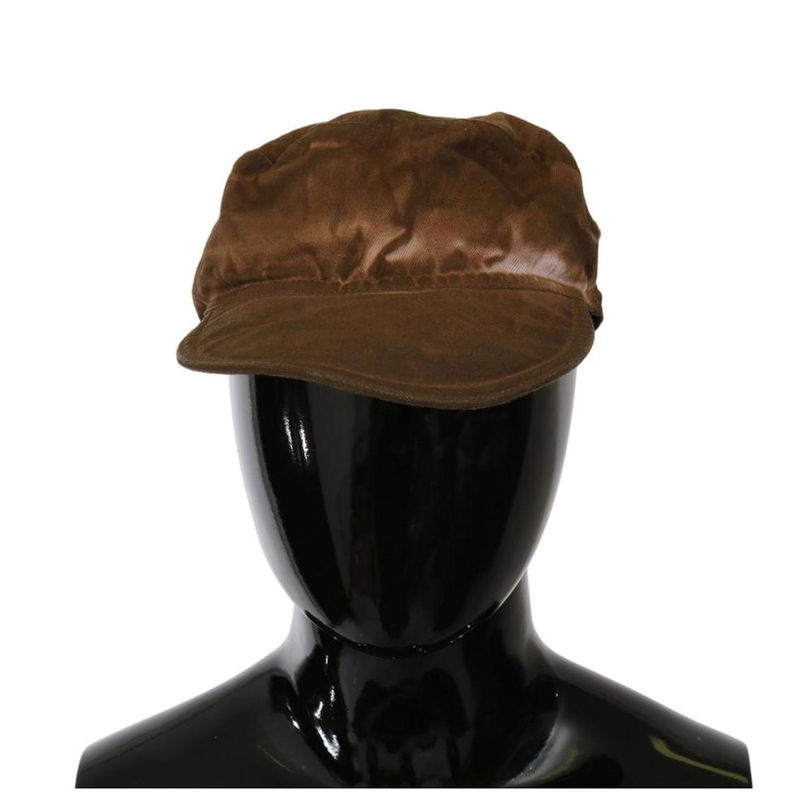 Corduroy Newsboy Cap Wo - Brown Hats main product photo