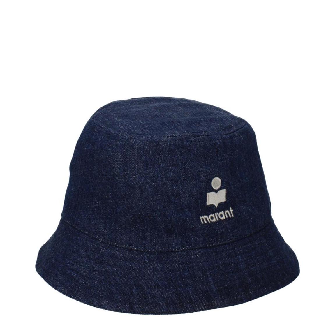 Cotton Hat with Front Logo Design Wo - Blue main product photo