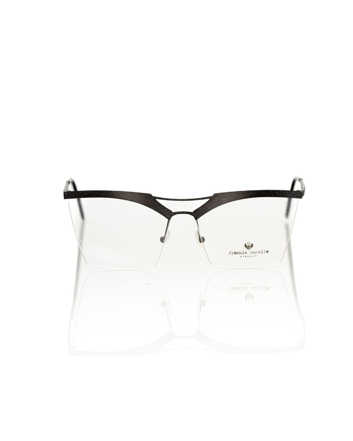 FR22115 Cateye Rimless Eyeglasses Wo - Black Frames main product photo