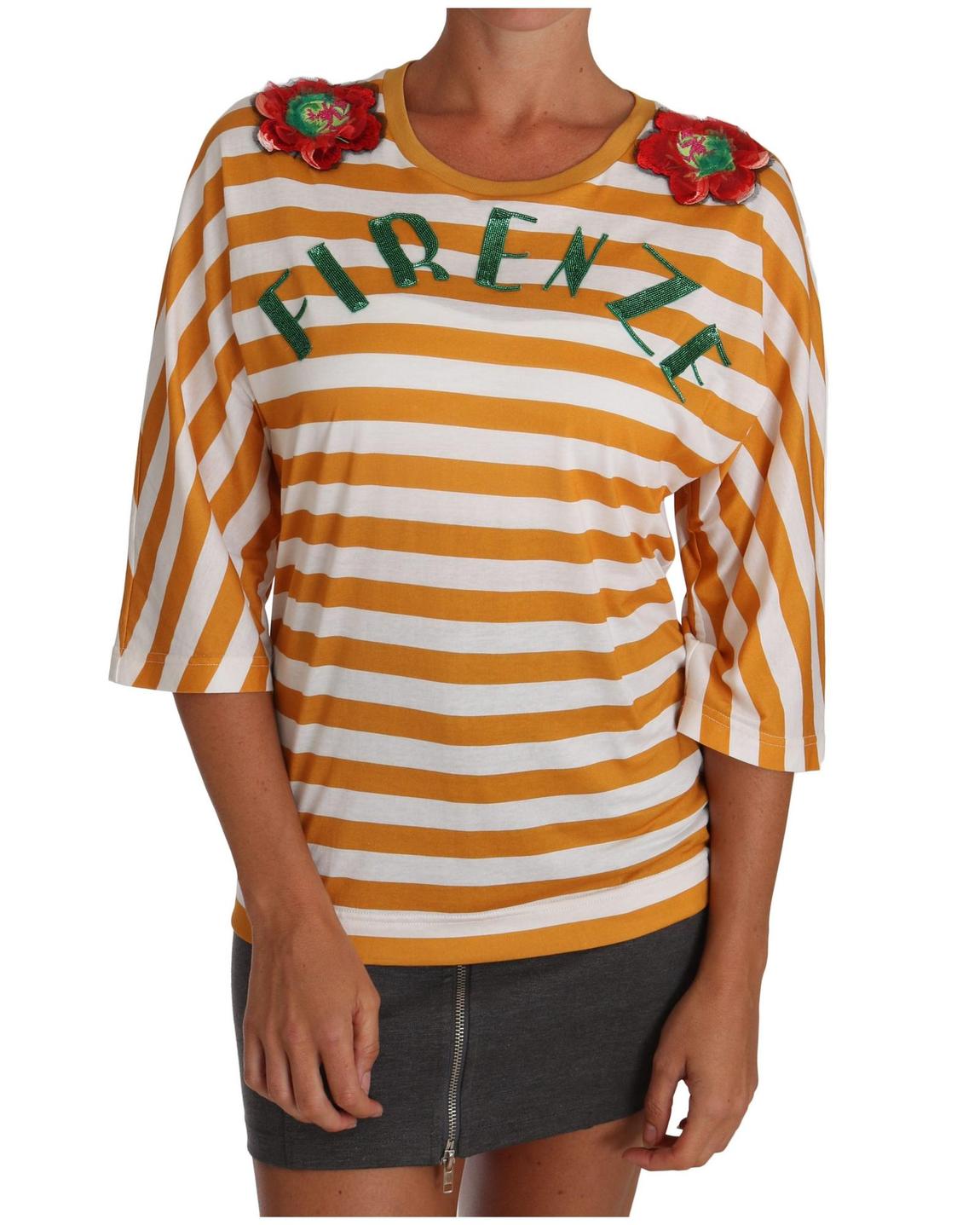 Firenze Top TSH2382 34 sleeve Wo - Orange Tops main product photo