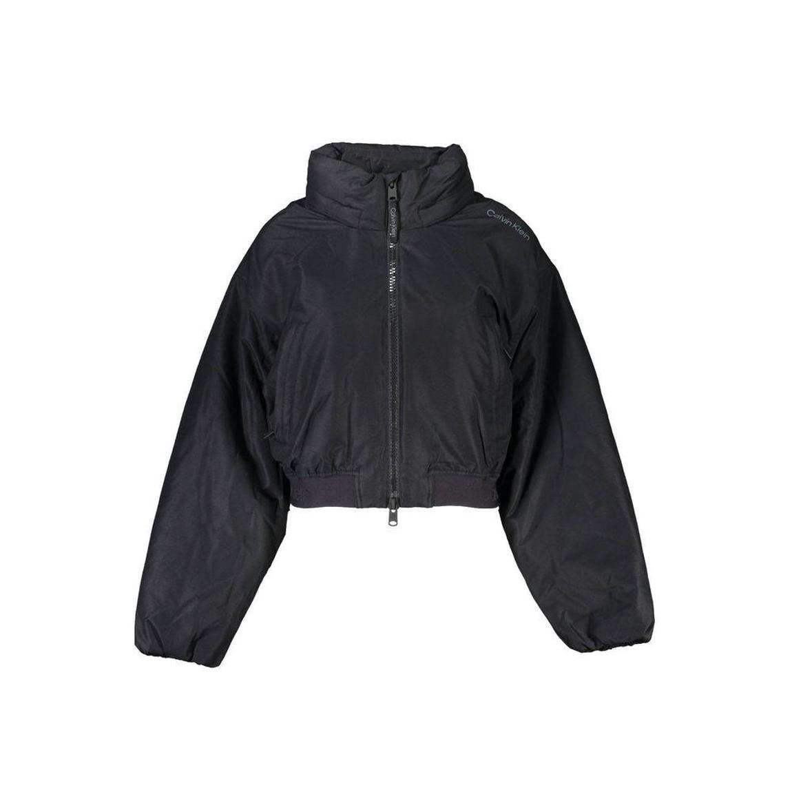 Cropped Puffer Jacket CWU435 Wo - Black Jackets main product photo