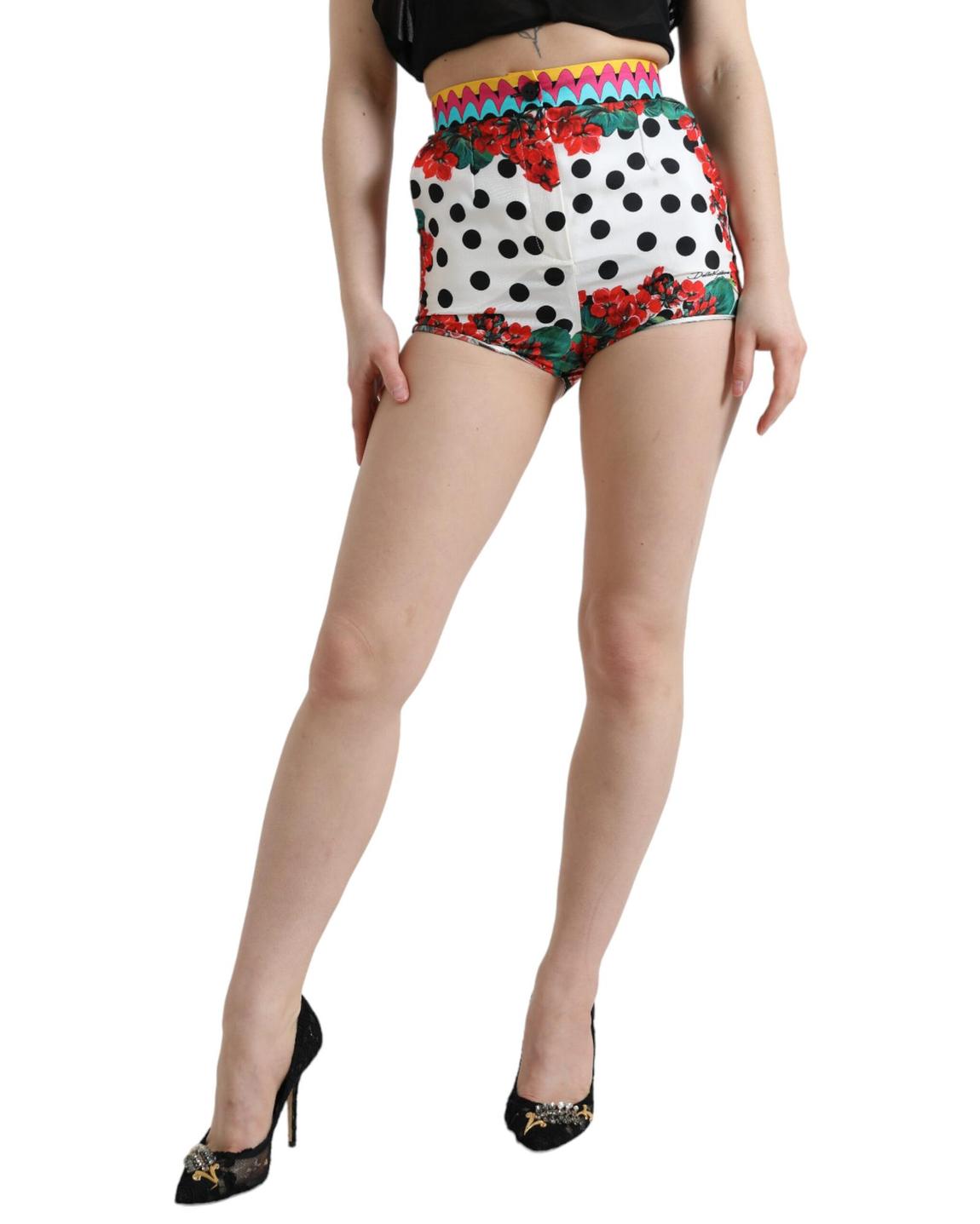 FloralPrint Shorts Polka Dot Wo - Multicolor main product photo
