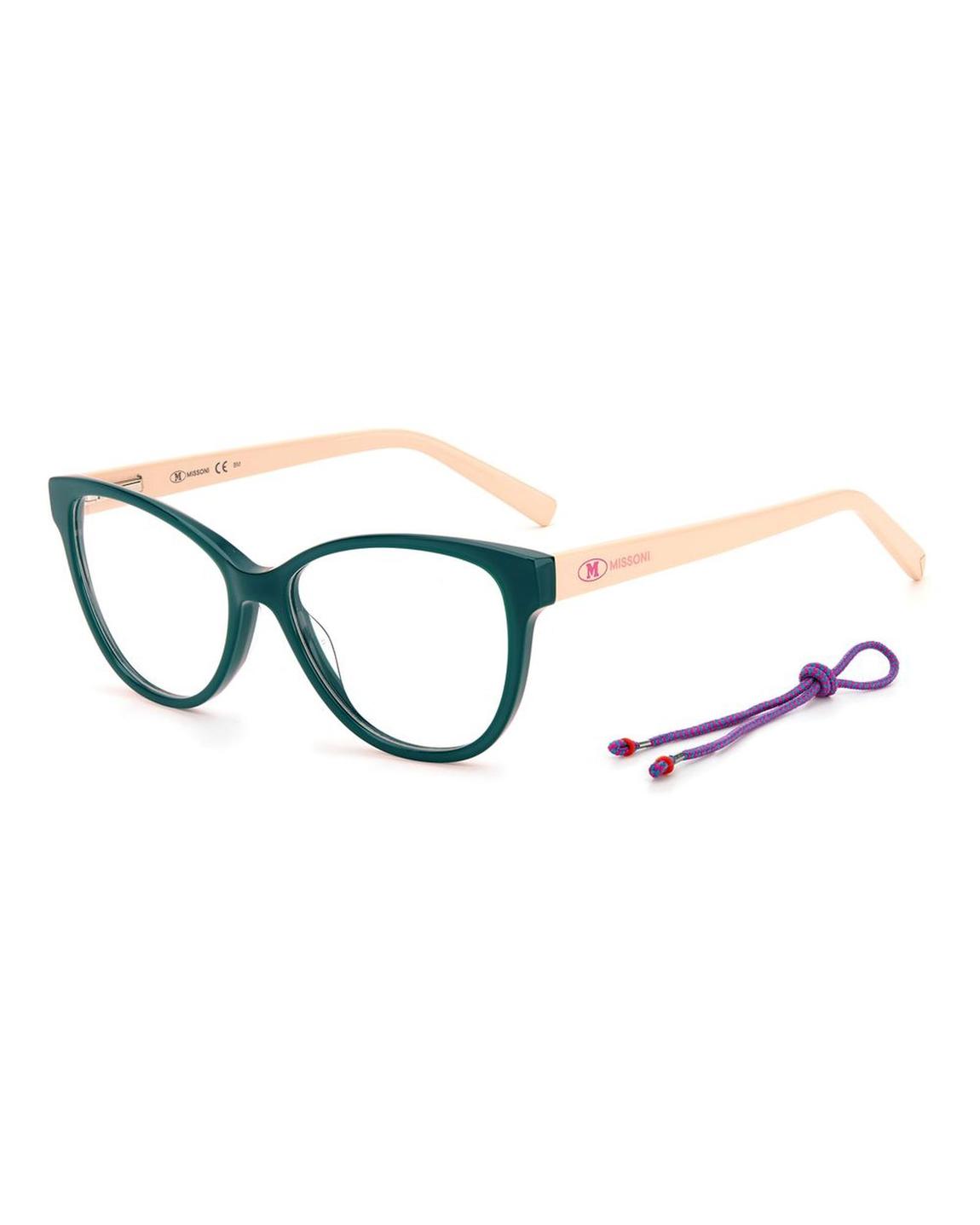 MMMI0075IW Cateye Eyeglasses Wo - Green Frames main product photo
