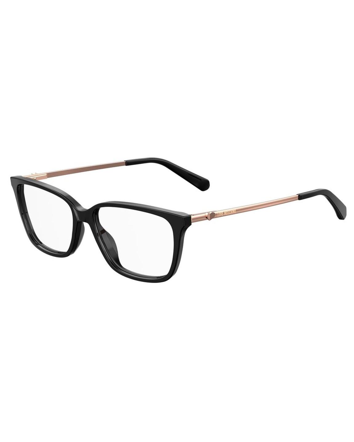 MOL5508 Eyeglasses Black Square Frames Wo main product photo