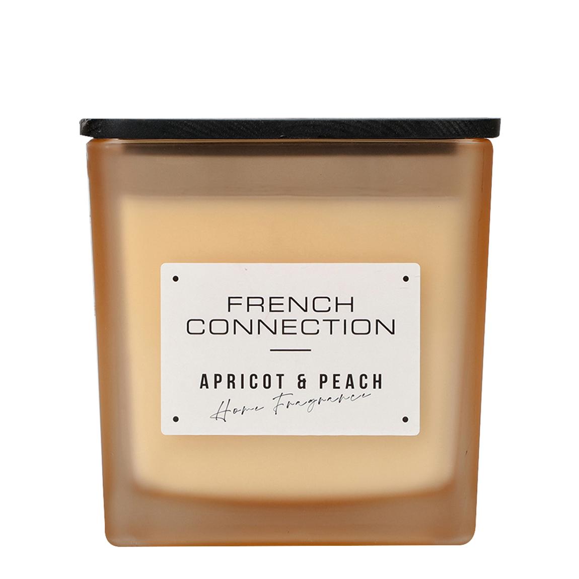 French Connection Square Range Apricot & Peach Candle 830G main product photo