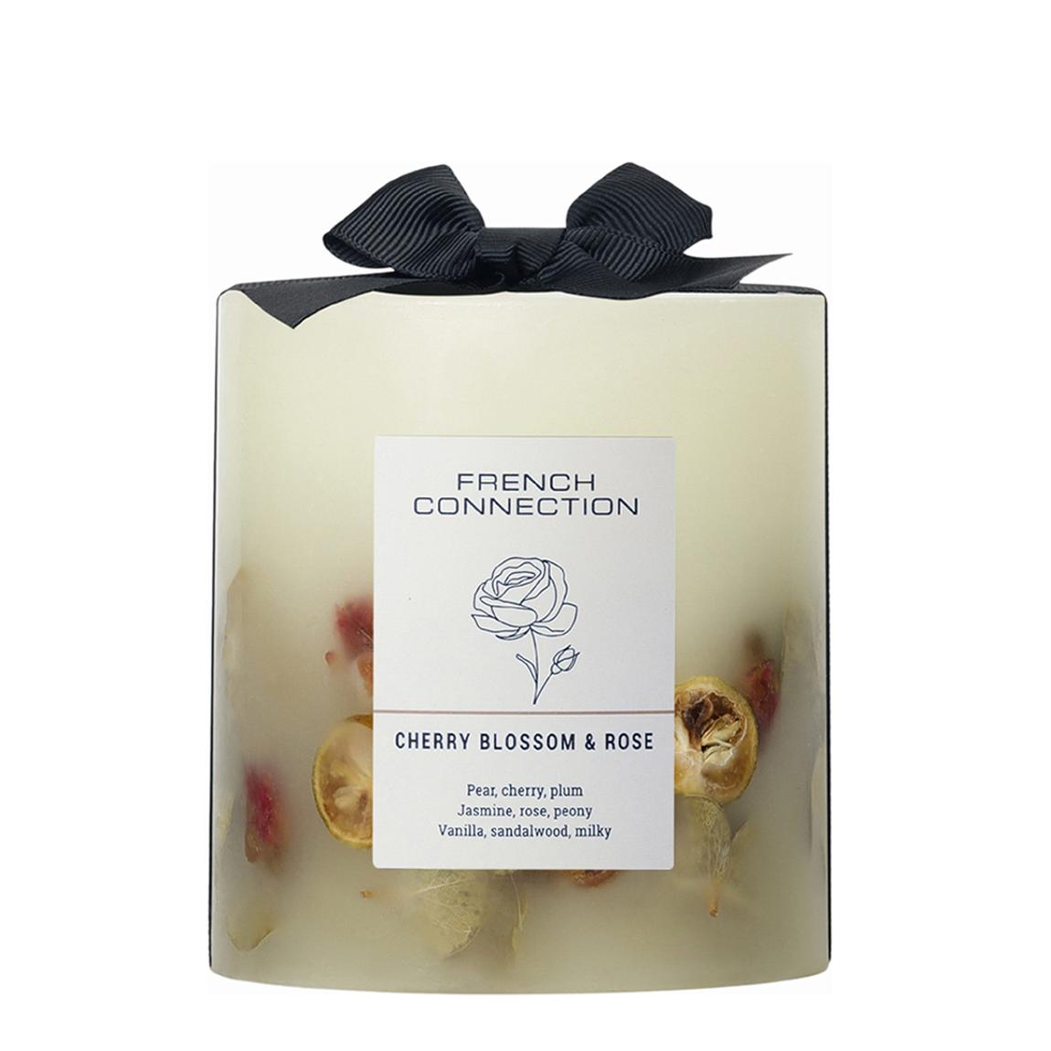 French Connection Botanical Infused Cherry Blossom & Rose Candle 660G main product photo