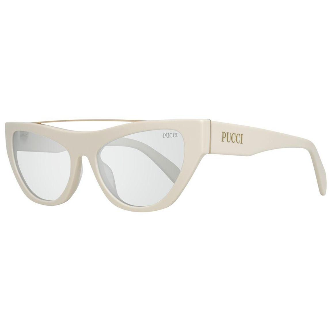 CatEye Sunglasses Metal Accent Wo - White main product photo