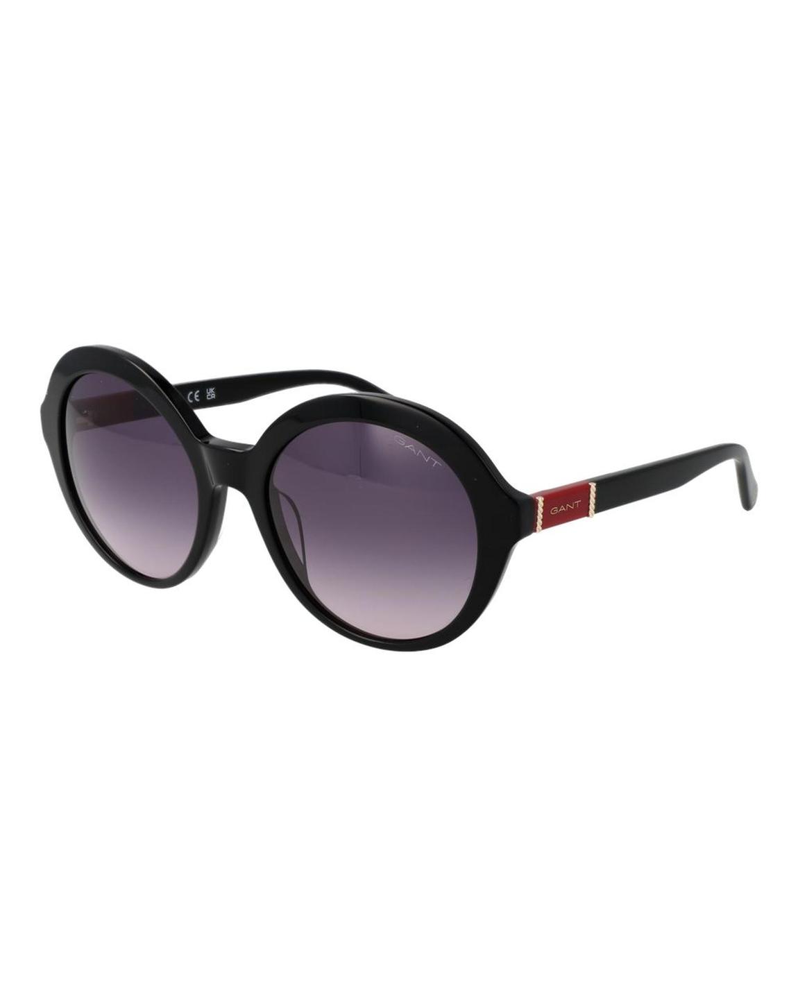 Round Sunglasses Gradient Lenses Wo - Black main product photo
