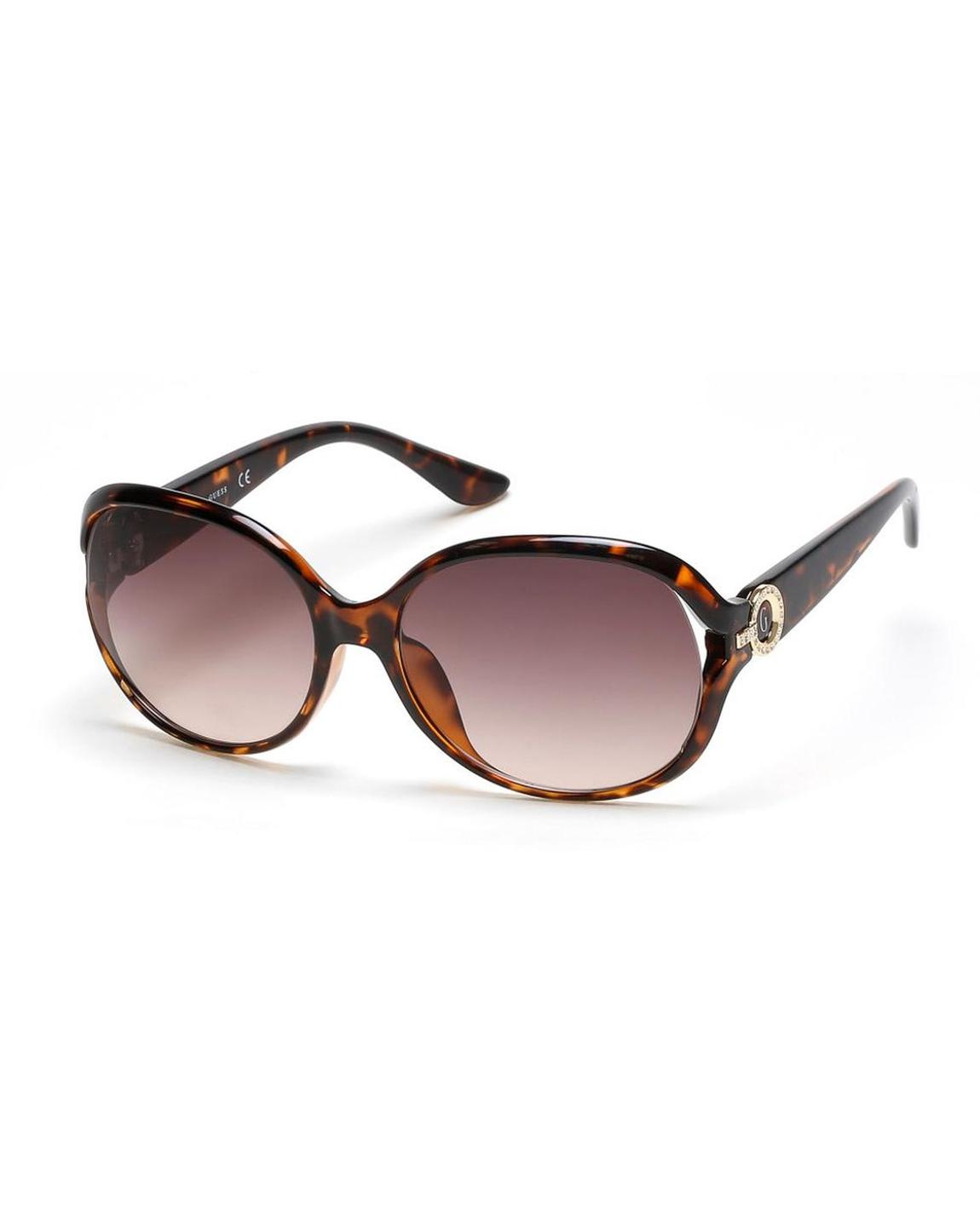 GU7626 Tortoise Oval Sunglasses Wo - Brown main product photo