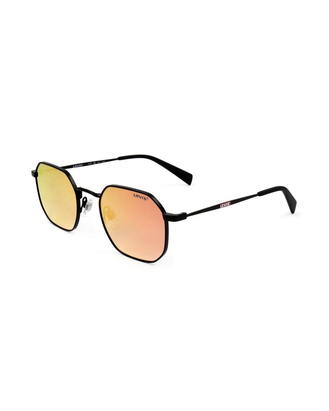 Octagonal Mirrored Sunglasses Unisex - Gray main product photo