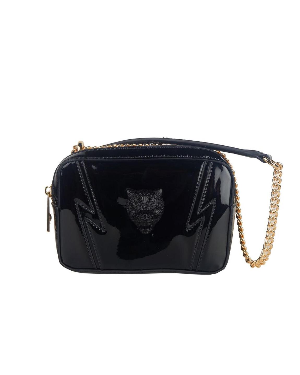 Patent Leather Crossbody Bag Model PLSP11025 Wo - Black main product photo