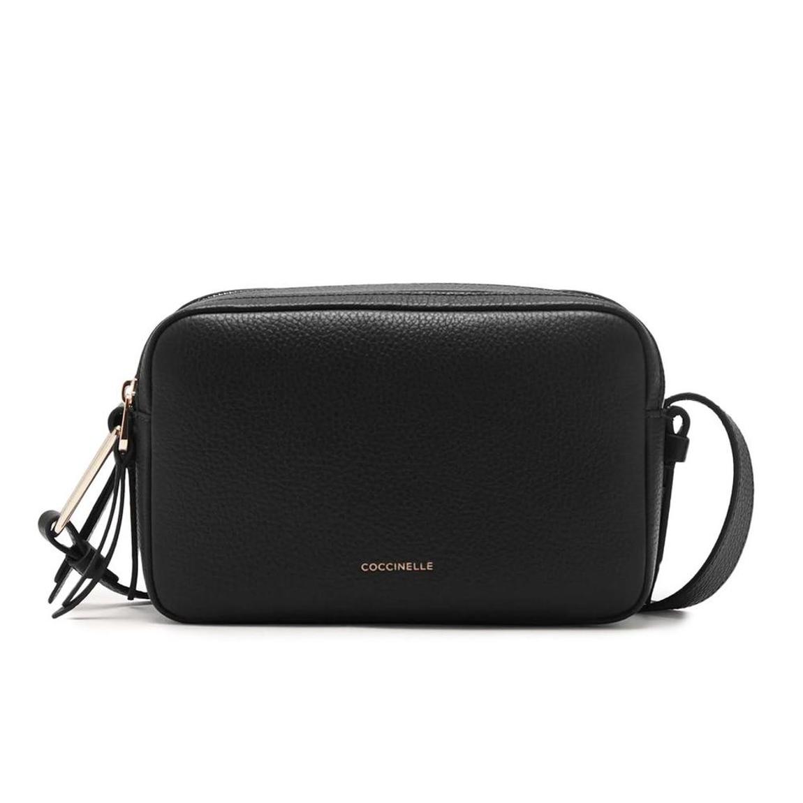 Leather Across-Body Bag with Adjustable Shoulder Strap and Visible main product photo