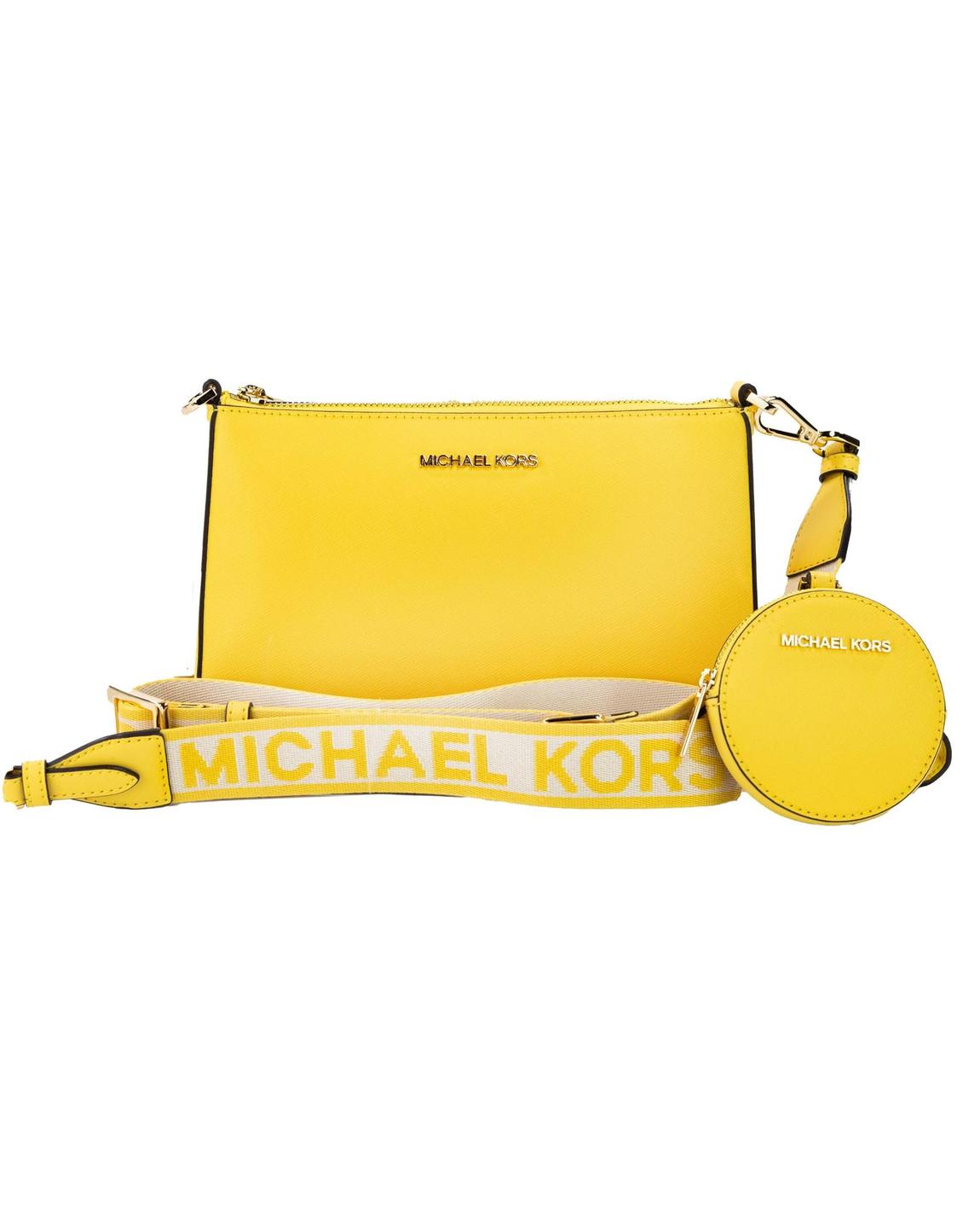 Jet Set Charm Crossbody Yellow Wo - Daffodil Yellow. Crossbody Bags main product photo