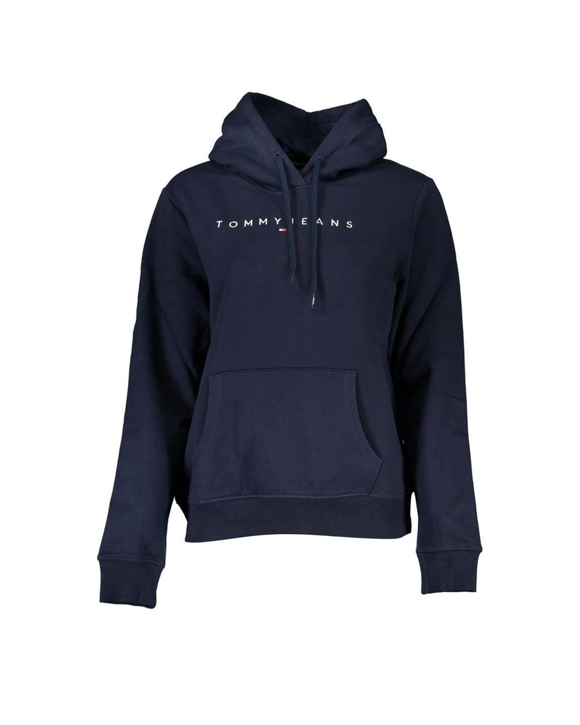Hoodie Relaxed Fit Long Sleeve Wo - Blue Sweaters main product photo