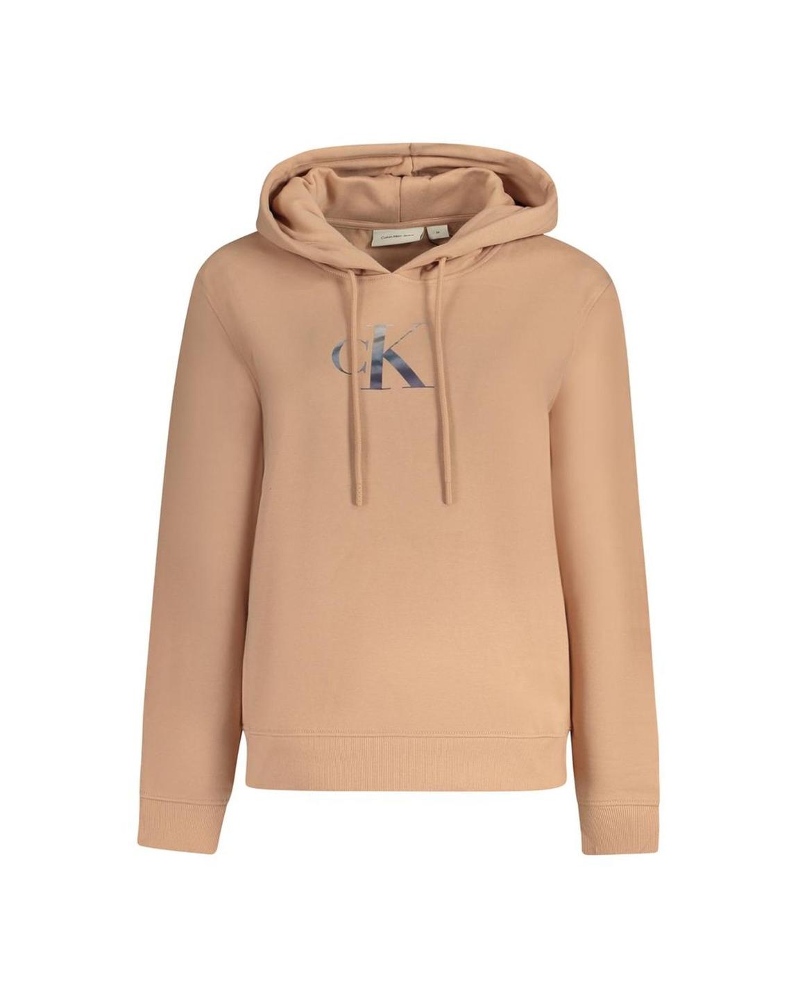 Relaxed CK Monogram Hoodie Wo - Pink Sweaters main product photo