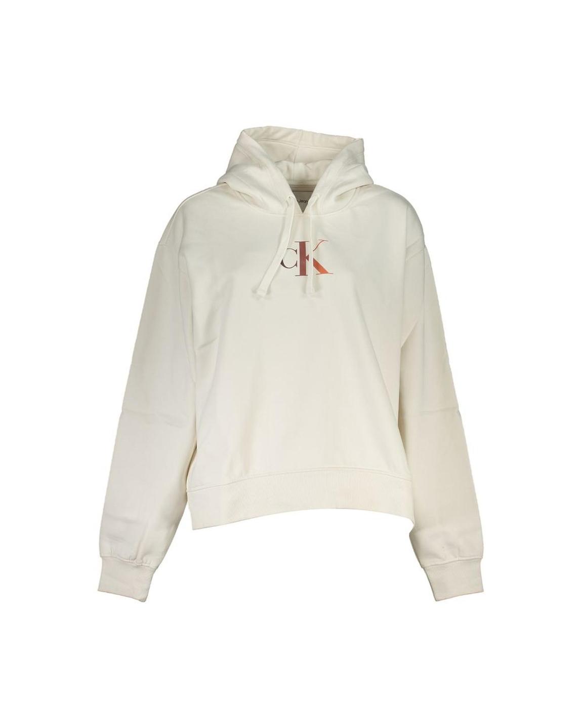 RelaxedFit Hoodie Model K80K806956 Wo - White Sweaters main product photo
